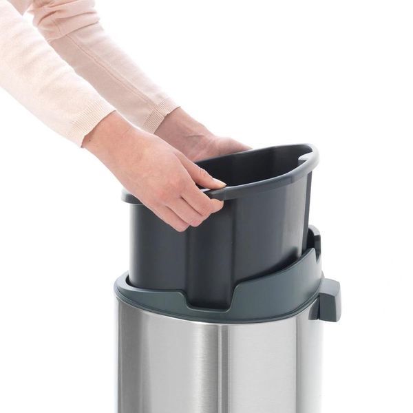 Бак для мусора Brabantia Touch Bin 40 л стальной (114809) 114809 фото