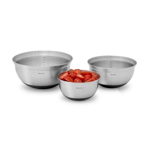 Миска многофункциональная Brabantia Mixing Bowls 1 л Matt Steel (363825) 363825 фото