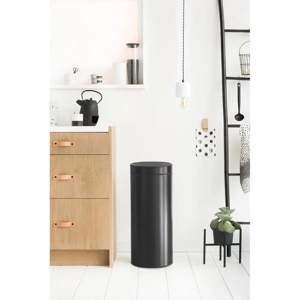 Бак для мусора Brabantia Touch Bin 30 л черный (115301) 115301 фото