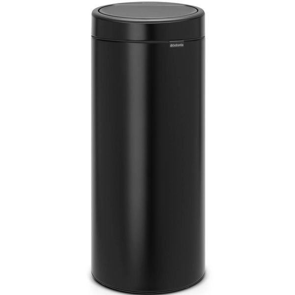 Бак для сміття Brabantia Touch Bin 30 л чорний (115301) 115301 фото