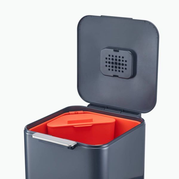 Відро для сміття 40 л Joseph Joseph Totem Compact Graphite (30065) 01000849 фото