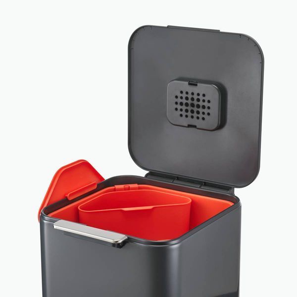 Відро для сміття 40 л Joseph Joseph Totem Compact Graphite (30065) 01000849 фото