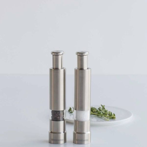 Набор мельниц для соли и перца Brabantia Profile Стальной (611407) 611407 фото