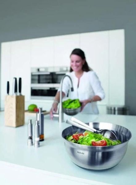 Миска багатофункціональна Brabantia Mixing Bowls 3 л сталева (363863) 363863 фото