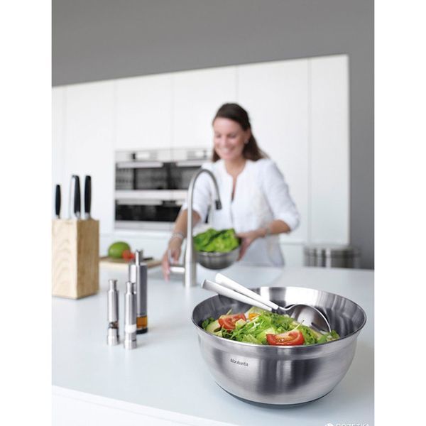 Миска многофункциональная Brabantia Mixing Bowls 3 л Matt Steel (363863) 363863 фото