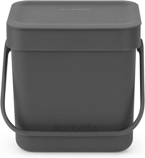 Ведро мусорное Brabantia Sort&Go 3 л серый (209888) 209888 фото