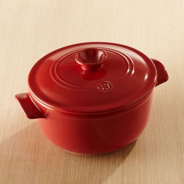 Кастрюля керамическая Emile Henry Casseroles & Pots 2.5 л красный (344525) 344525 фото