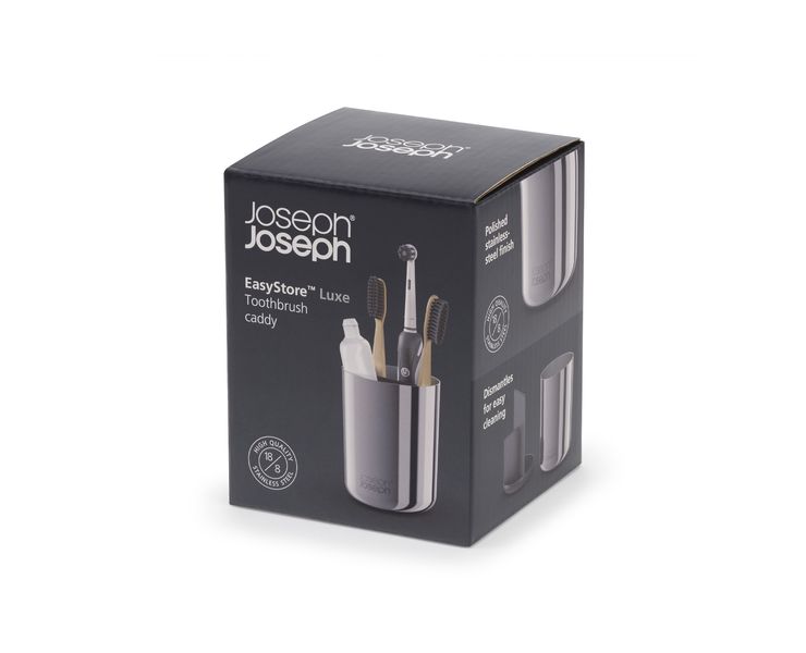 Органайзер для зубных щеток Joseph Joseph EasyStore Luxe Stainless Steel 70580 70580 фото