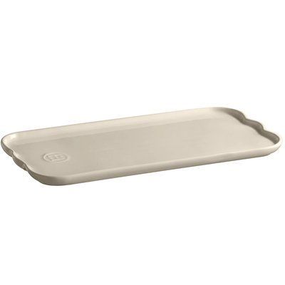 Керамічне блюдо-піднос Emile Henry Tableware бежевий (28853) 28853 фото