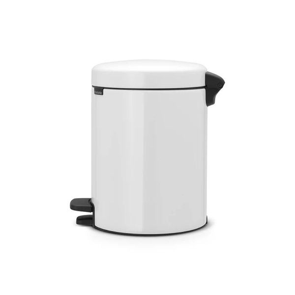 Бак для сміття з педаллю Brabantia NewIcon Pedal Bin 3 л білий (112126) 00800479 фото