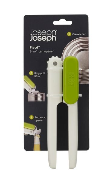 Консервный ключ 3 в 1 Joseph Joseph Pivot White 20172 20172 фото