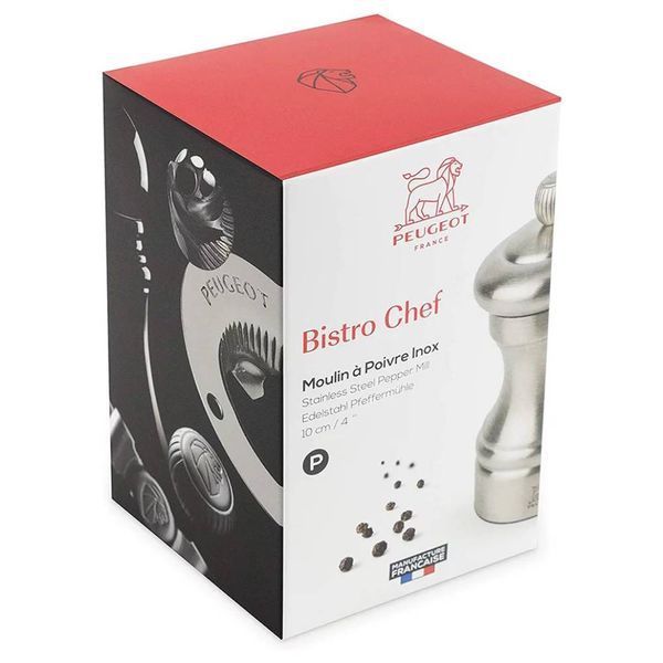 Млин для перцю Peugeot Bistro Chef 10 см Сталевий (33033) 33033 фото