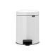 Бак для сміття з педаллю Brabantia NewIcon Pedal Bin 5 л білий (112065) 112065 фото 4