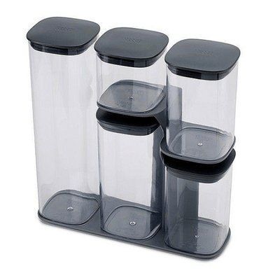 Контейнеры для хранения Joseph Joseph Podium Grey 5 шт (81071) 01000619 фото