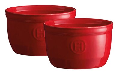 Набір порційних форм для запікання керамічний Emile Henry Ovenware 10,5 см червоний (344010) 08700409 фото