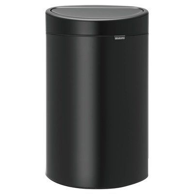 Бак для сміття Brabantia Touch Bin 40 л чорний (114946) 114946 фото