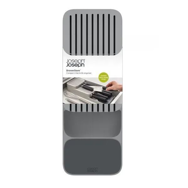 Підставка для ножів Joseph Joseph DrawerStore Grey (85120) 01000591 фото