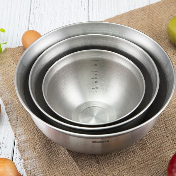 Набор мисок Brabantia Mixing Bowls 3 шт стальной (363900) 363900 фото