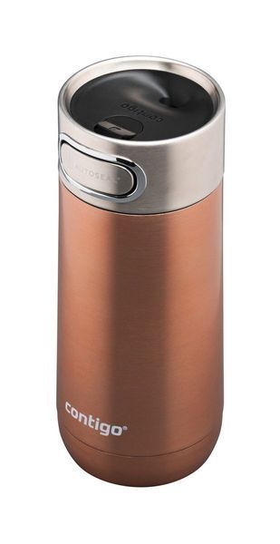 Термокружка Contigo Luxe Autoseal 360 мл White Zinfandel Gold (2104542) 06800378 фото