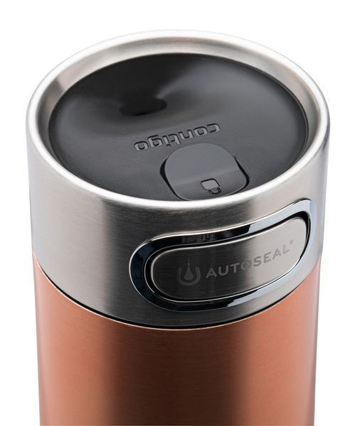 Термокружка Contigo Luxe Autoseal 360 мл White Zinfandel Gold (2104542) 06800378 фото