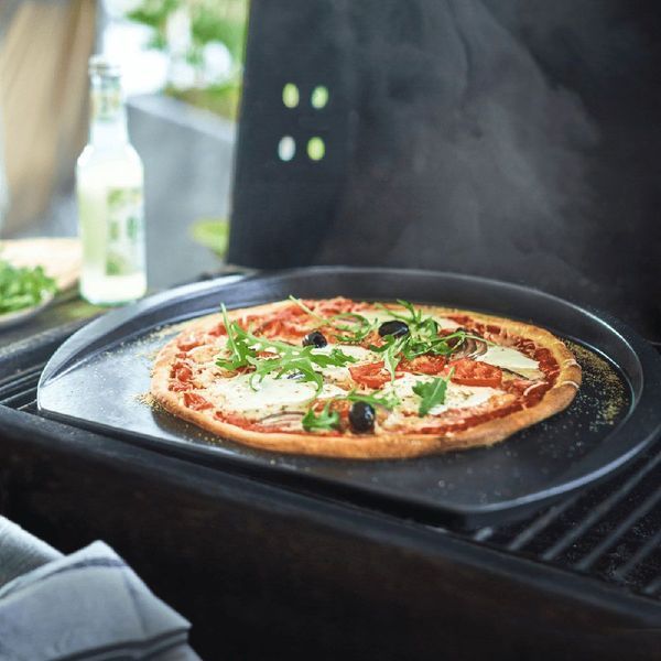 Противень для пиццы керамическое Emile Henry BBQ Grillware черный (717642) 717642 фото