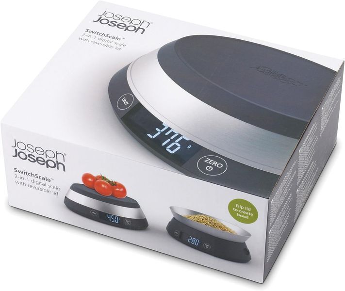 Кухонные весы электронные Joseph Joseph SwitchScale Gray 40054 01000290 фото